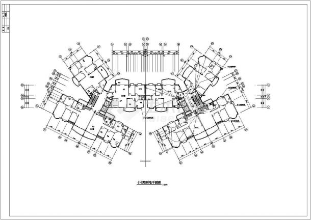 住宅楼电气施工设计方案全套CAD图纸-图二