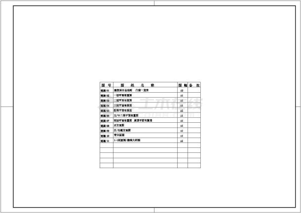 某地方某小高层住宅建筑方案cad详图-图一