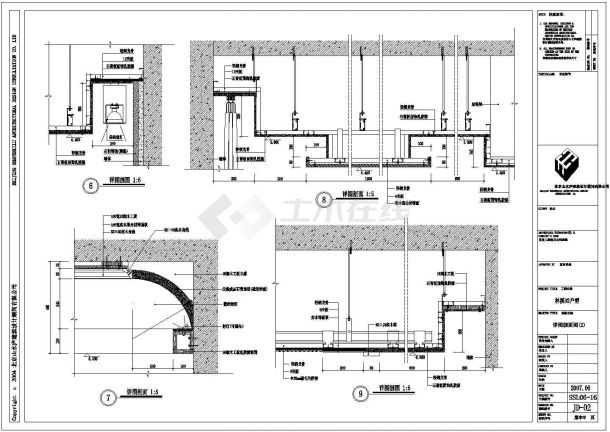 某别墅建筑节点详设计施工CAD图总汇-图二