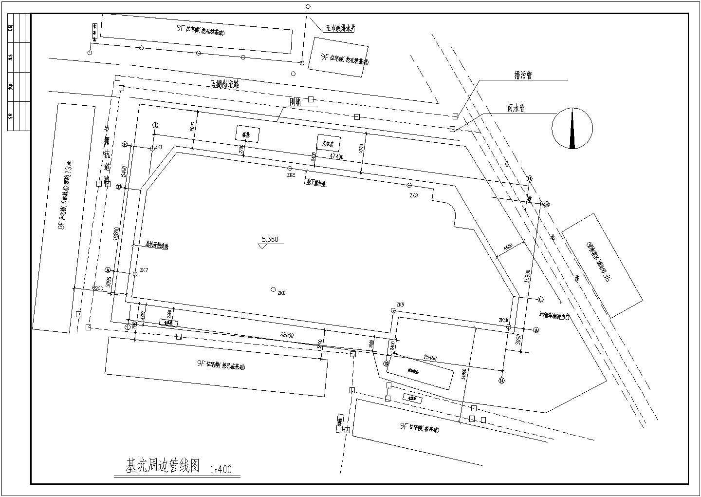 广东某学生公寓基坑支护设计施工图