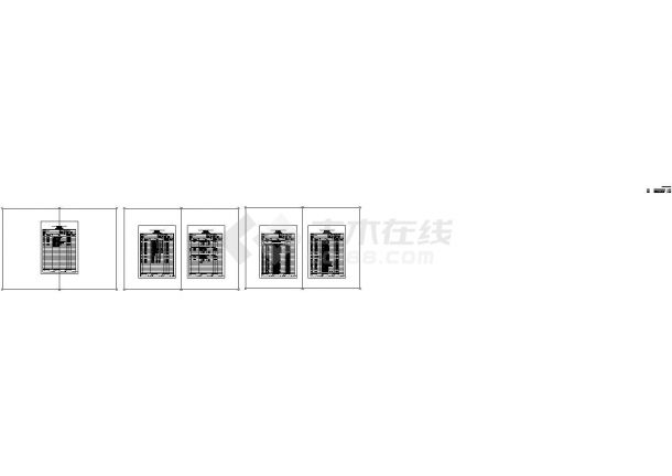 [安徽]古典风格市级人民医院及急救中心建筑施工图（含效果图）-图一