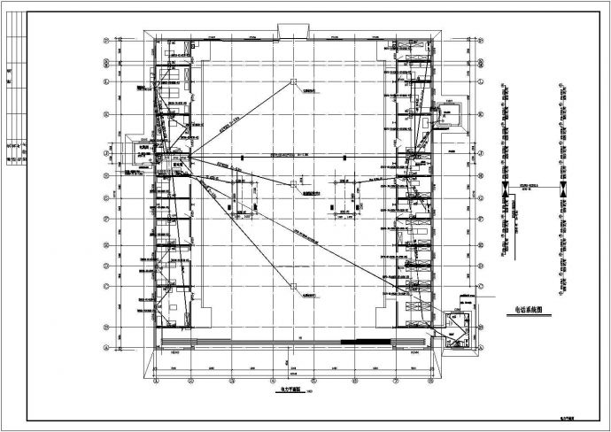 某厂区单层大跨度厂房电气设计施工图_图1
