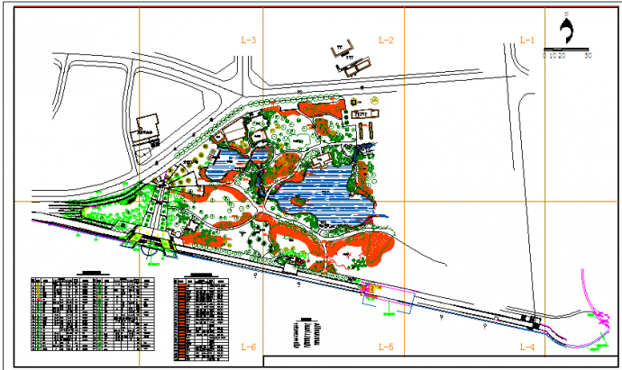某公园及儿童公园整体规划设计图纸_图1