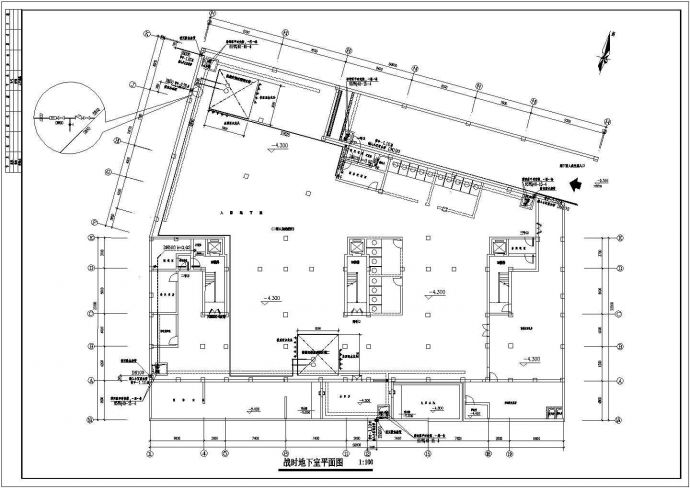 某地区高层建筑给排水设计施工图（带地下室）_图1