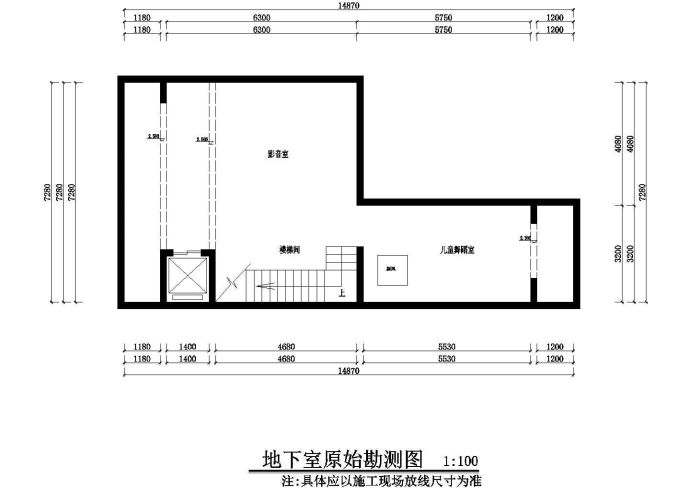 某豪华别墅欧式装修设计施工CAD图_图1