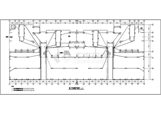 某经典小高层12层商住楼强电设计全套cad施工方案图-图二