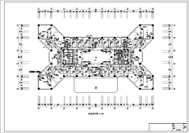 某综合楼空调和通风防排烟CAD设计施工图纸-图一