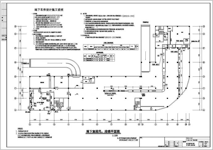 某综合楼工程暖通CAD设计施工图纸_图1