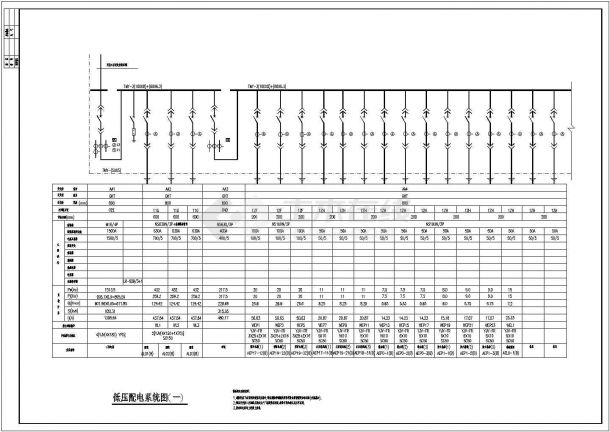 B座系统电气设计方案及施工全套CAD图纸-图二