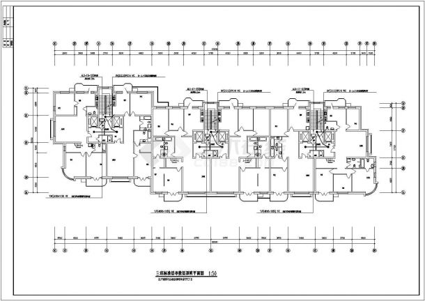 B座正常照明电气设计方案及施工全套CAD图纸-图二