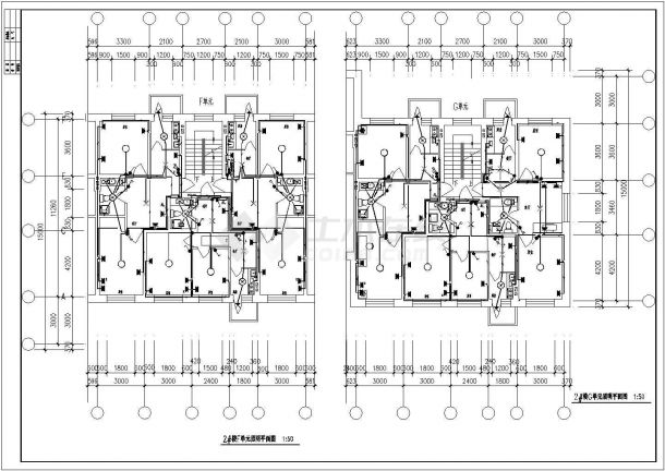 2#楼电气结构设计方案及施工全套CAD图纸-图一