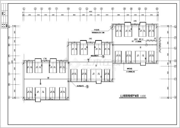 4#楼电气结构设计方案及施工全套CAD图纸-图二