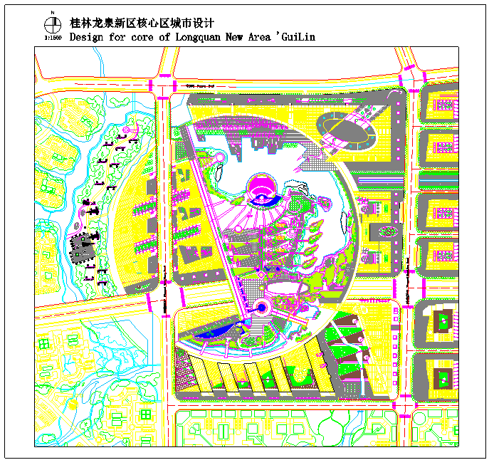 桂林龙泉新城中心区城市设计_图1