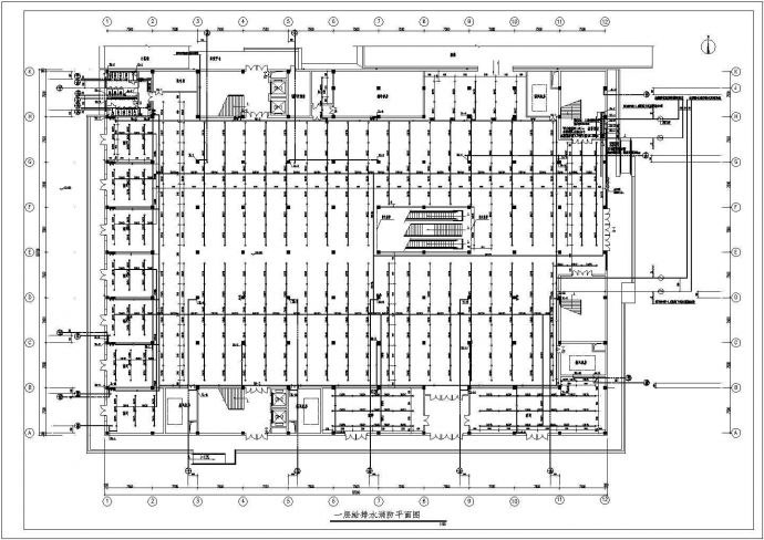 某地多层商场建筑给排水设计施工图_图1