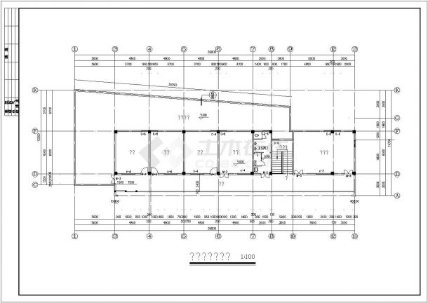 某四层幼儿园建筑和结构施工图（全套）-图二