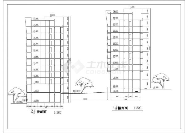  Architectural Drawing of High rise Fine Decoration Residential Building in a Luxury Community - Figure 1