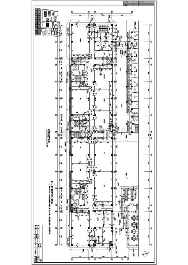 吉首市黄永玉博物馆平面建筑设计CAD施工图-图二
