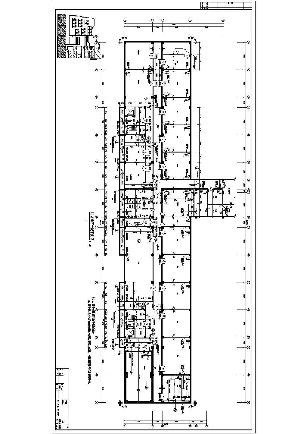 吉首市黄永玉博物馆平面建筑设计CAD施工图