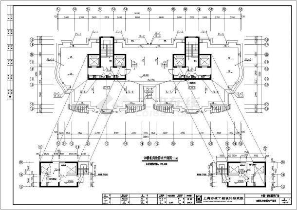 浙江某地二类高层住宅建筑给排水设计施工图-图二