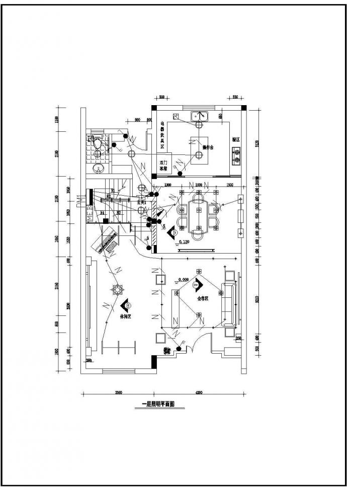 某地小型3层别墅全套电气设计施工图_图1