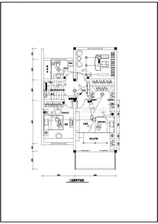 某地小型3层别墅全套电气设计施工图-图二