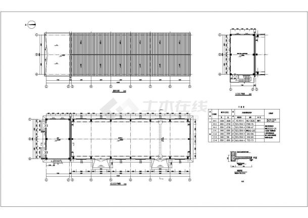 内蒙古大型化工厂氢气回收站cad建筑结构设计图-图二