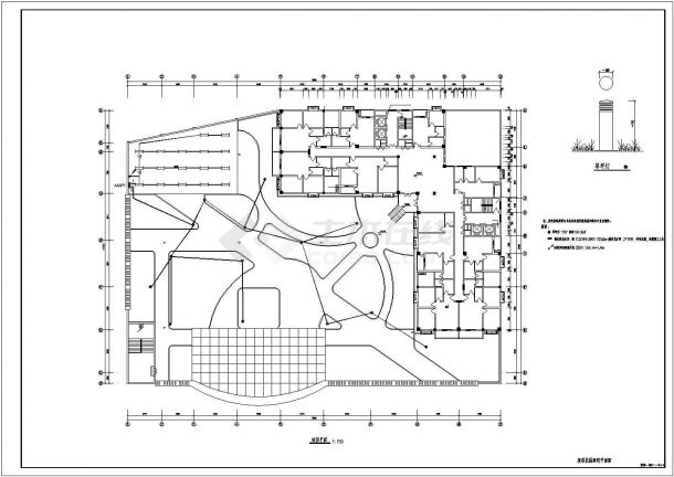 一类高层综合楼电气强弱电施工全套图纸-图一