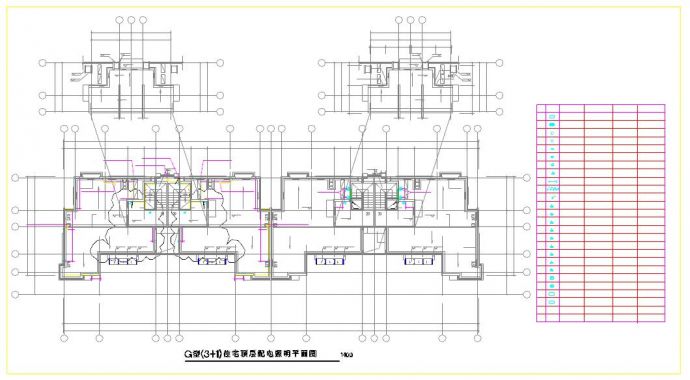 高层住宅楼设计方案及施工全套CAD图纸_图1