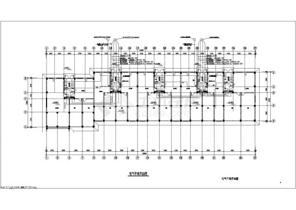 小区B1#楼电气设计方案及施工全套CAD图纸-图二