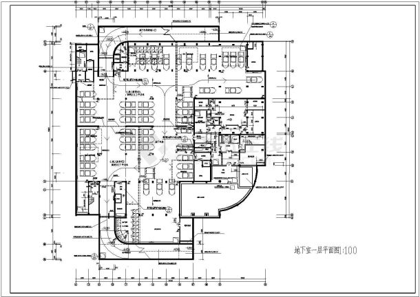 某大学高层教学综合楼建筑CAD设计施工图纸-图一
