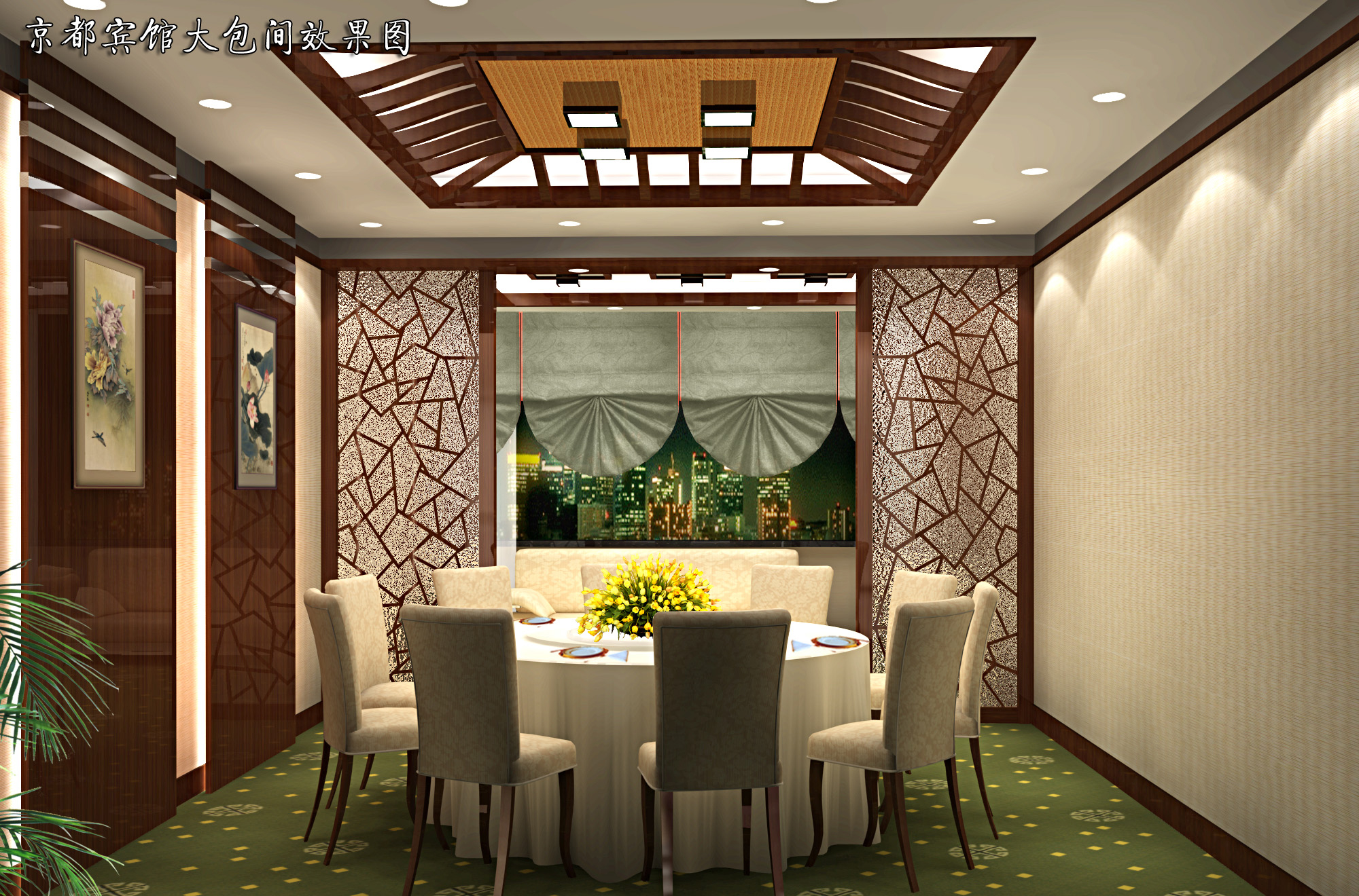 某现代风格星级酒店室内装修设计效果图（6张JPG图）