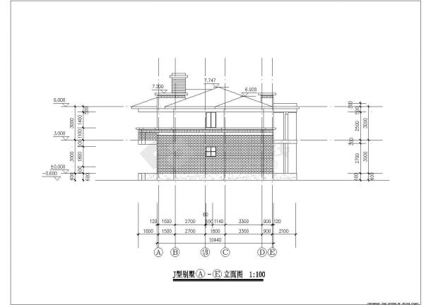 某售楼处J型别墅电气设计施工图2-图二