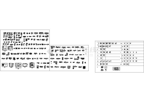 常用室内装修设计cad节点图（标注详细，100多个）-图一