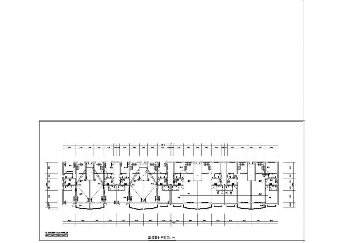 某地区住宅楼电气设计方案CAD施工图纸_图1