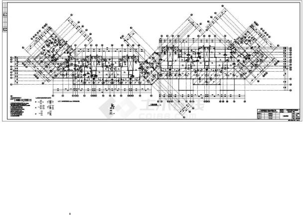 某现代都市小区住宅楼群建筑楼梯设计方案平面图纸-图一