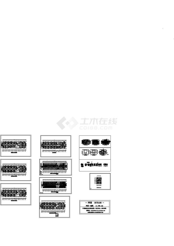 新亚细亚酒店室内装修设计cad全套施工图（大院设计）-图一