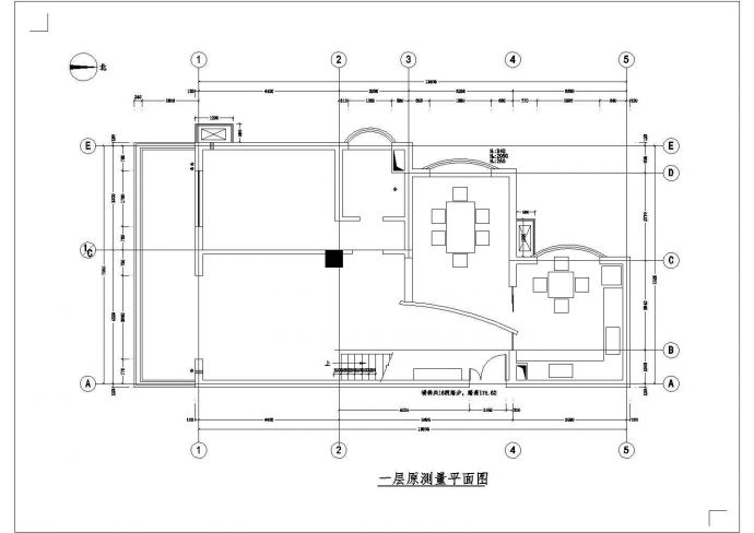 上海某花园住宅楼复式户型cad设计图纸_图1