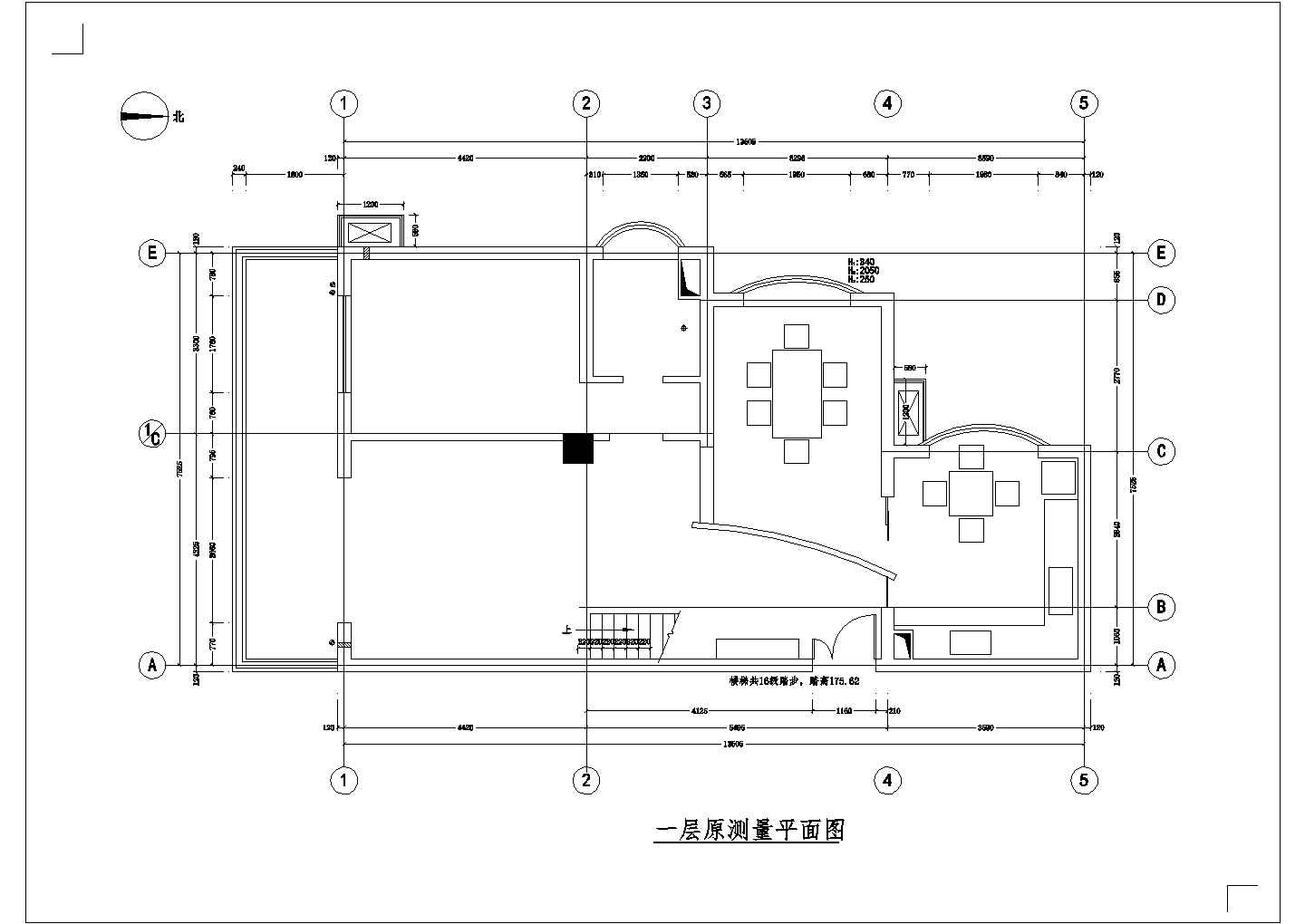 上海某花园住宅楼复式户型cad设计图纸