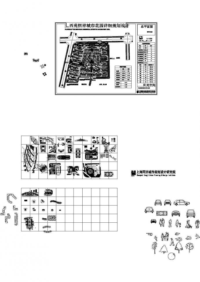 西苑恒祥城市花园详细规划设计总平面图_图1