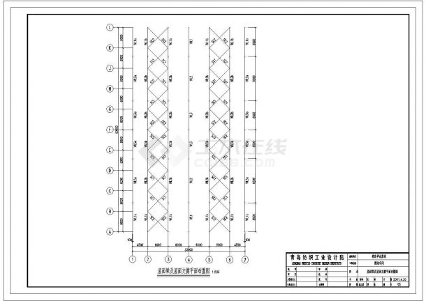 某60x33m门式刚架厂房结构设计施工图-图二