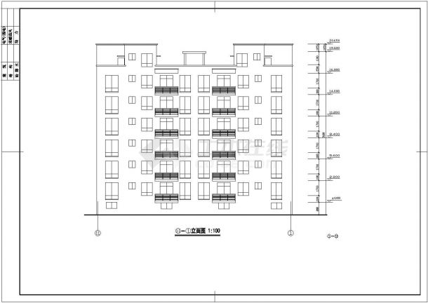 新疆维吾尔自治区某城市设计院住宅楼设计施工图-图二