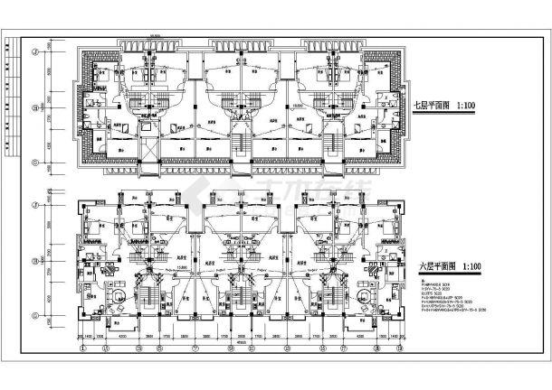 多层住宅楼电气施工与设计方案全套CAD图纸-图一