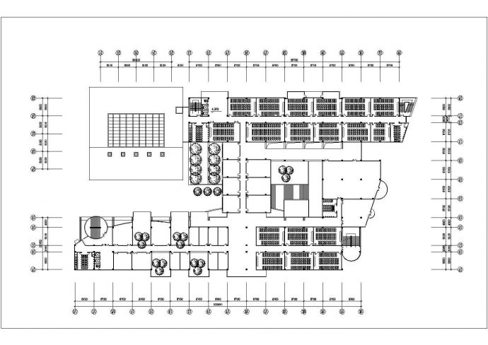 某大学教学楼建筑方案CAD设计图纸_图1