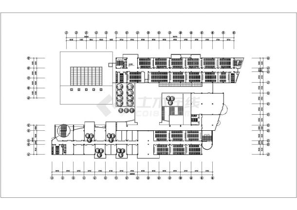 某大学教学楼建筑方案CAD设计图纸-图二