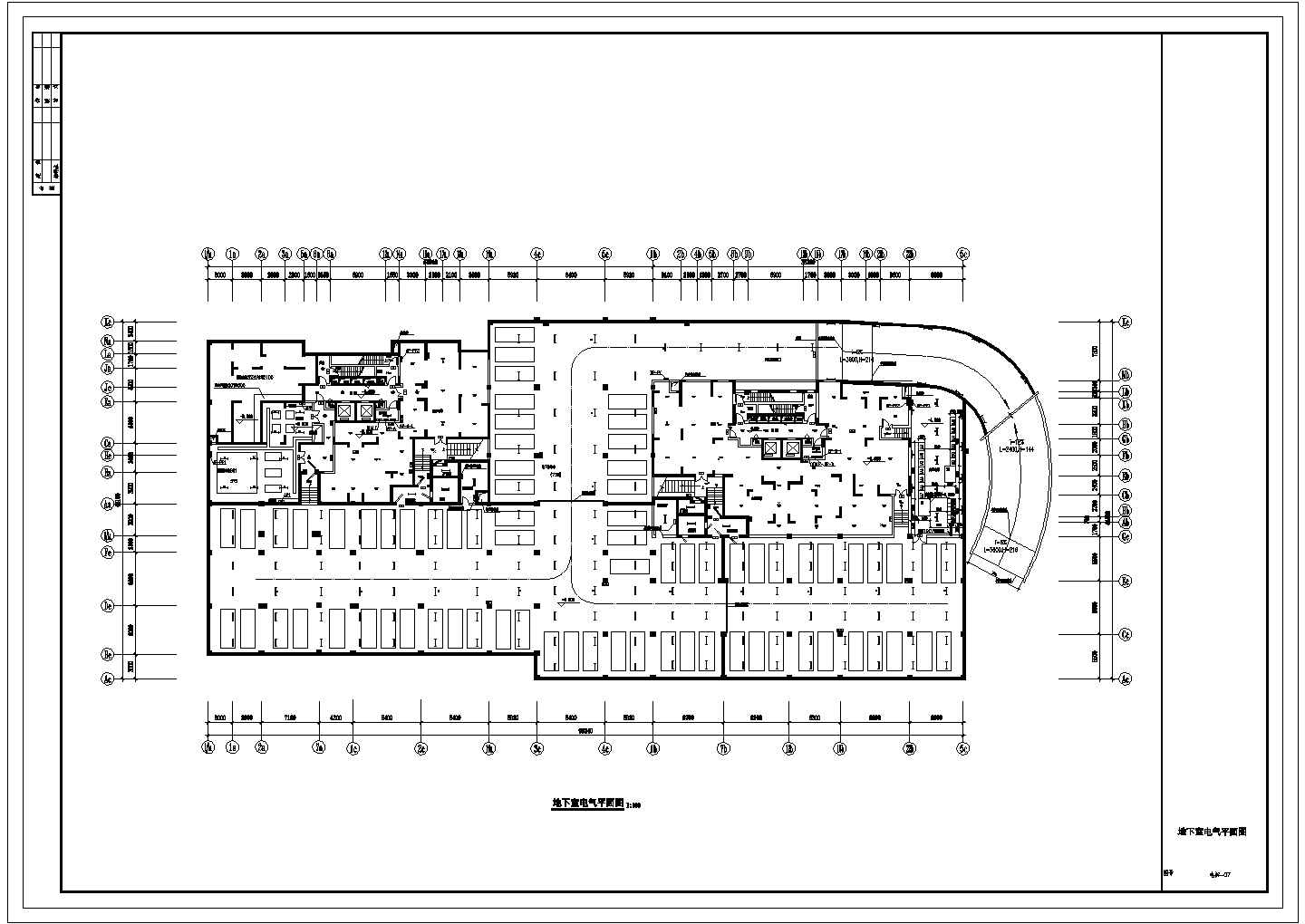 高层住宅初步电气设计方案全套CAD图纸