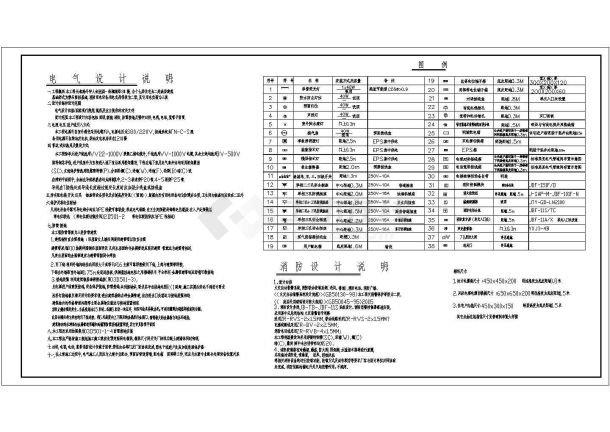 高层住宅电气设计施工方案全套CAD图纸-图一