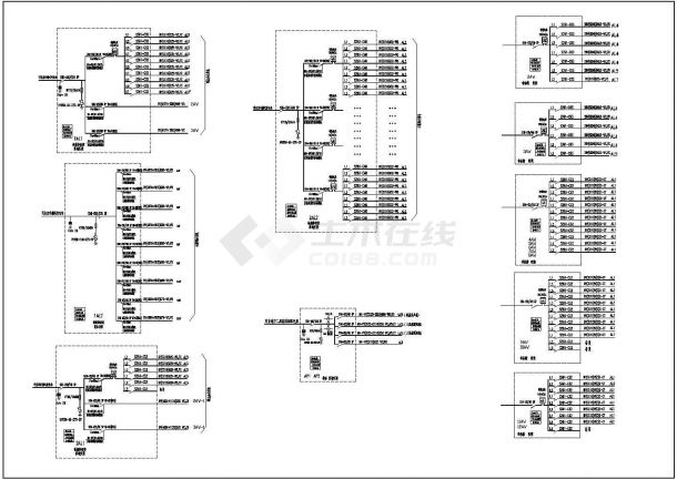高层住宅电气施工设计方案全套CAD详图-图二