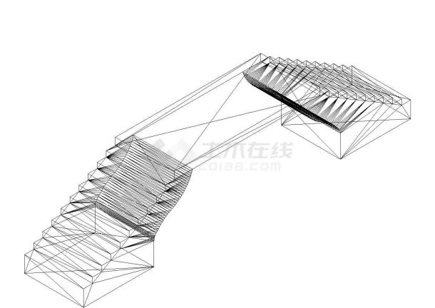 某建筑CAD常用图块之桥图纸-图一