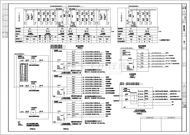 高层住宅楼系统电气设计方案全套CAD图纸-图二