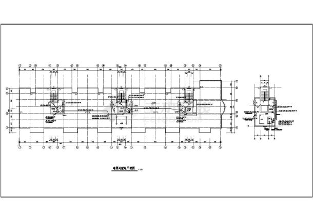 高层住宅电气设计方案与施工全套CAD图纸-图一